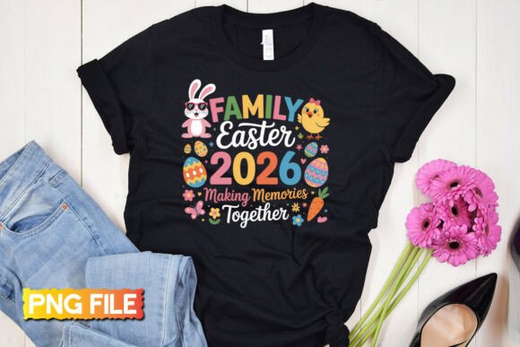 Family Easter 2026 Making Memories Png