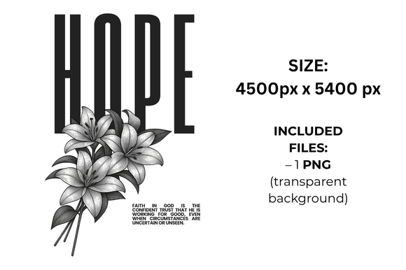 Hope Definition Minimal Style T-Shirt Designs