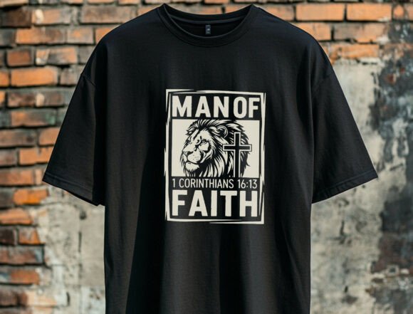 Man of Faith Svg: A Thoughtful Embroidery Design