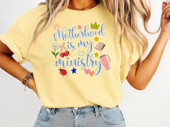 Motherhood is My Ministry Mom T-Shirt