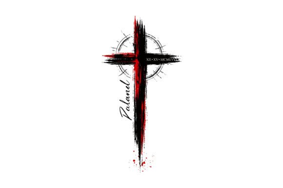 Palm Sunday Blood Cross T-Shirt Designs