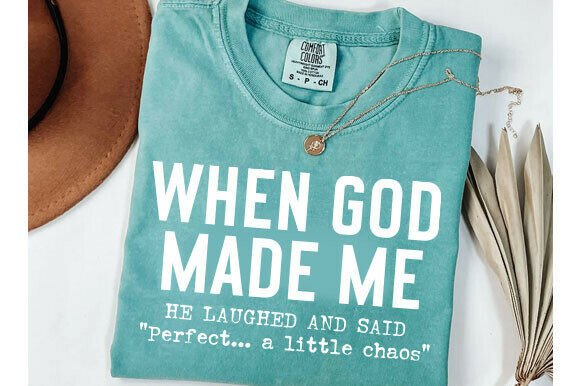 Perfect a Little Chaos Svg, Funny Christ for T-Shirt Designs