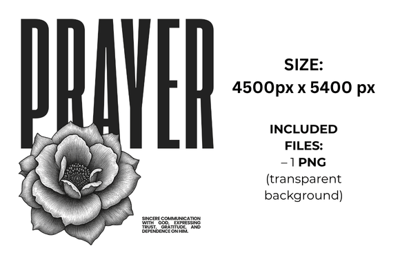 Prayer Definition Minimalist Style for T-Shirt Designs