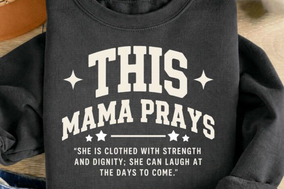 This Mama Prays Mom Mother s Day Png for T-Shirt Designs