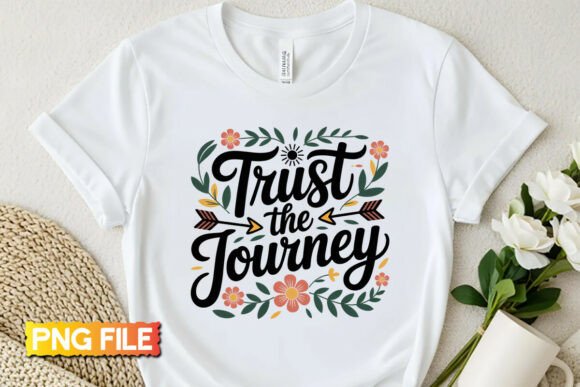 Trust the Journey, Inspirational Png for Small Business Branding
